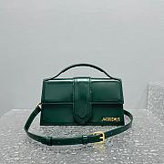 Jacquemus Le Grand Bambino Large Flap Bag Dark Green 24x13x7cm - 1