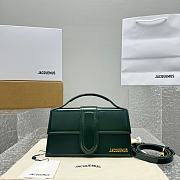 Jacquemus Le Grand Bambino Large Flap Bag Dark Green 24x13x7cm - 4