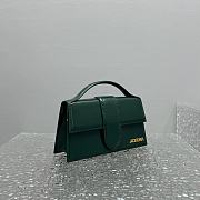 Jacquemus Le Grand Bambino Large Flap Bag Dark Green 24x13x7cm - 3