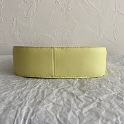 The Row Half Moon Bag in Leather Yellow 21×6×13.5cm - 6