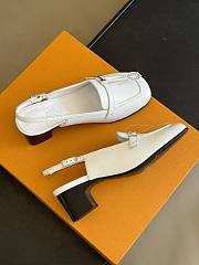 Hermes Infinie 50 Pump White - 6