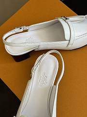 Hermes Infinie 50 Pump White - 4