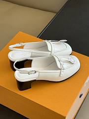 Hermes Infinie 50 Pump White - 3