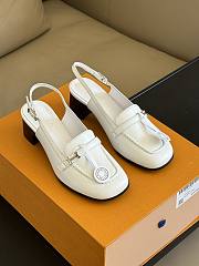 Hermes Infinie 50 Pump White - 2