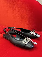 Hermes Innocente Slingback Goatskin Black - 6