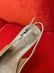 Hermes Innocente Slingback Goatskin Gold - 6