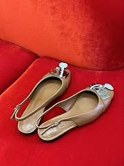 Hermes Innocente Slingback Goatskin Gold - 4