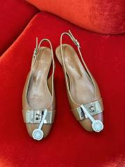 Hermes Innocente Slingback Goatskin Gold - 2