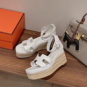 Hermes Elda Espadrille White - 4