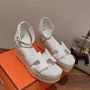 Hermes Elda Espadrille White - 5