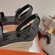 Hermes Elda Espadrille Black - 4