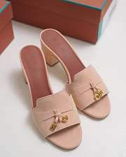 Summer Charms Sandal Suede Goatskin Pink Shell - 3