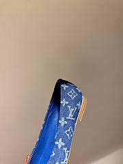 LV Nina Flat Ballerina Blue Denim 1ACK97 - 6