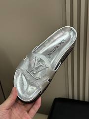 LV Isola Flat Comfort Mule Silver 1ACP8K - 4