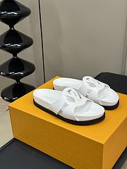 LV Isola Flat Comfort Mule White 1ACPBM - 1