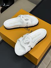 LV Isola Flat Comfort Mule White 1ACPBM - 6