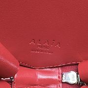 Alaia Le Coeur Crossbody Bag in Lux Leather Red 21x17x5cm - 6