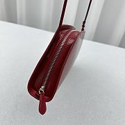 The Row Dalia Shoulder Bag in Box Leather Red 27x24x5cm - 6