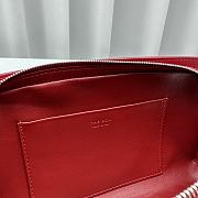 The Row Dalia Shoulder Bag in Box Leather Red 27x24x5cm - 4