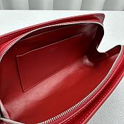 The Row Dalia Shoulder Bag in Box Leather Red 27x24x5cm - 2