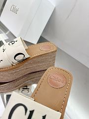 Woody Wedge Espadrille White - 5