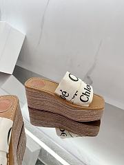 Woody Wedge Espadrille White - 4