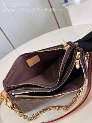 LV Liv Pochette Monogram Canvas M83008 24x13.5x6.5cm - 6