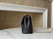 Celine Medium Celine Victoire Bag In Supple Calfskin Black 25x15x8cm - 5