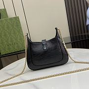 Gucci Jackie Notte Mini Bag Black Patent 19.5x18x3.5cm - 3