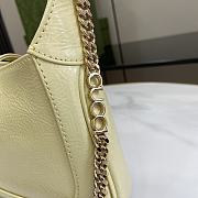 Gucci Jackie Notte Mini Bag Light Yellow Patent 19.5x18x3.5cm - 4