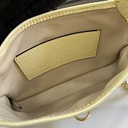 Gucci Jackie Notte Mini Bag Light Yellow Patent 19.5x18x3.5cm - 3