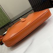 Gucci Jackie Small Shoulder Bag Orange Patent 27.5x19x4cm - 2