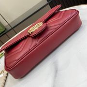 Gucci GG Marmont Mini Bag Red 21x12x5cm - 3