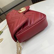 Gucci GG Marmont Mini Bag Red 21x12x5cm - 5