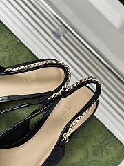 Gucci Signoria Ballet Flat Black Pantent 1.5cm - 3