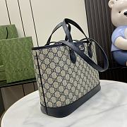 Gucci Ophidia Small Tote Bag Beige And Ebony 31x25x13cm - 4