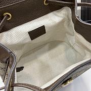 Gucci Ophidia Mini Backpack Beige And Ebony GG 20.5x20x12cm - 3