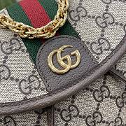 Gucci Ophidia Mini Backpack Beige And Ebony GG 20.5x20x12cm - 4