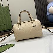 Gucci GG Super Mini Top Handle Bag Light Beige 16x11x9cm - 4