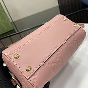 Gucci GG Super Mini Top Handle Bag Pink 16x11x9cm - 5