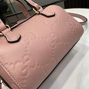 Gucci GG Super Mini Top Handle Bag Pink 16x11x9cm - 2