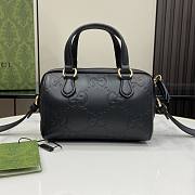 Gucci GG Super Mini Top Handle Bag Black 16x11x9cm - 1