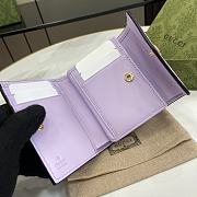 Gucci GG Card Case Light Purple 11x7.5cm - 3