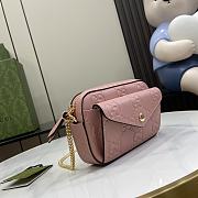 Gucci GG Super Mini Shoulder Bag Pink 18x11x4cm - 6