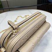 Gucci GG Super Mini Shoulder Bag Beige 18x11x4cm - 4