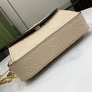 Gucci GG Super Mini Shoulder Bag Beige 18x11x4cm - 3