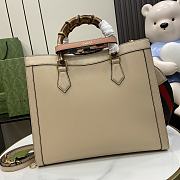 Gucci Diana Medium Tote Bag Beige 35x30x14cm - 6