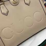 Gucci Diana Medium Tote Bag Beige 35x30x14cm - 3