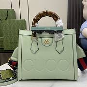 Gucci Diana Small Tote Bag Pale Green 27x24x11cm - 1