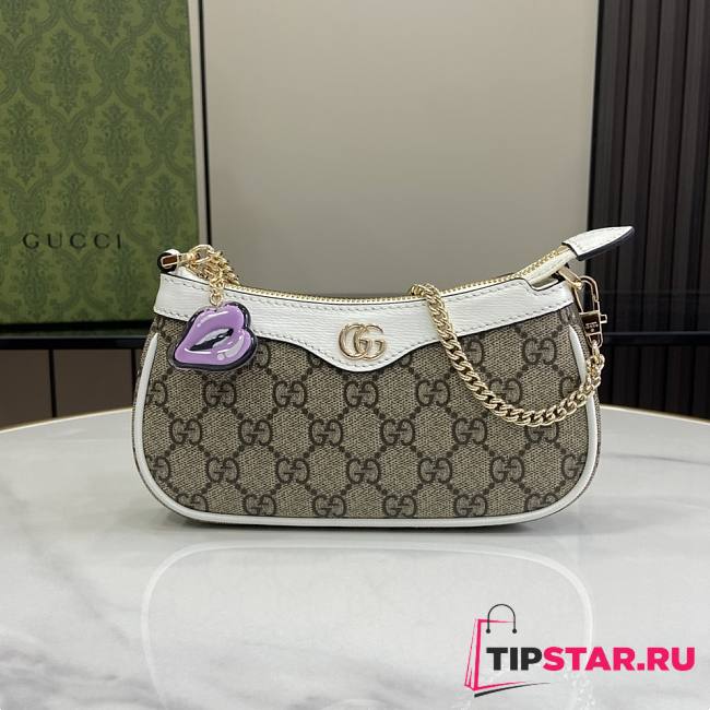 Gucci Mini Borsa A Spalla GG Con Ciondolo 19x10x3cm - 1